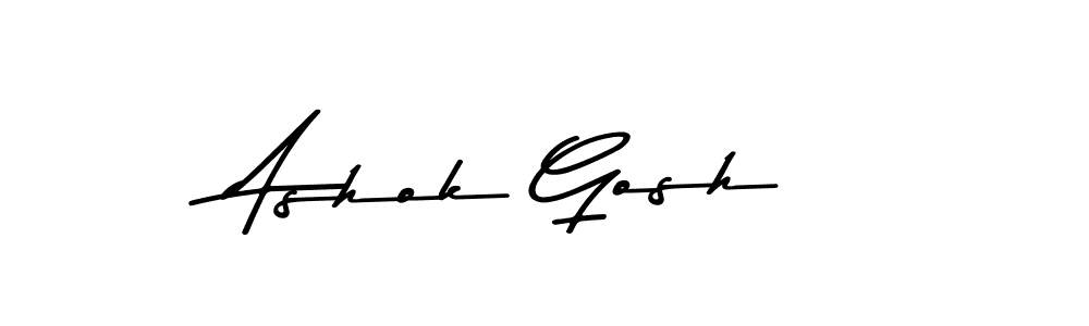 Use a signature maker to create a handwritten signature online. With this signature software, you can design (Asem Kandis PERSONAL USE) your own signature for name Ashok Gosh. Ashok Gosh signature style 9 images and pictures png