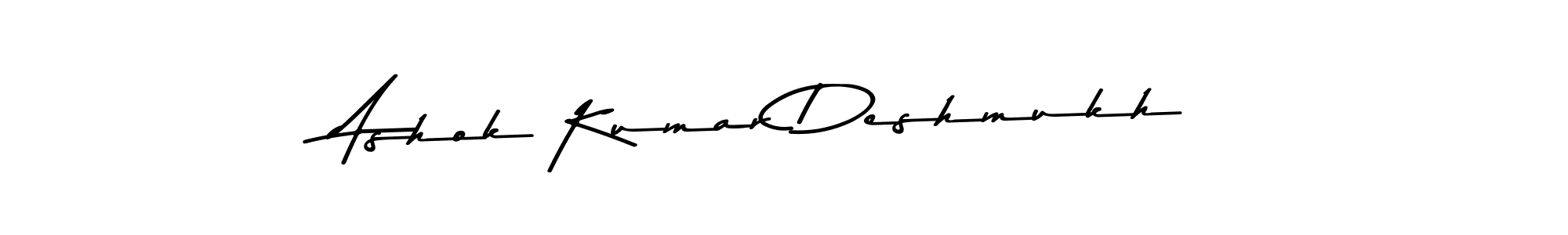 Use a signature maker to create a handwritten signature online. With this signature software, you can design (Asem Kandis PERSONAL USE) your own signature for name Ashok Kumar Deshmukh. Ashok Kumar Deshmukh signature style 9 images and pictures png
