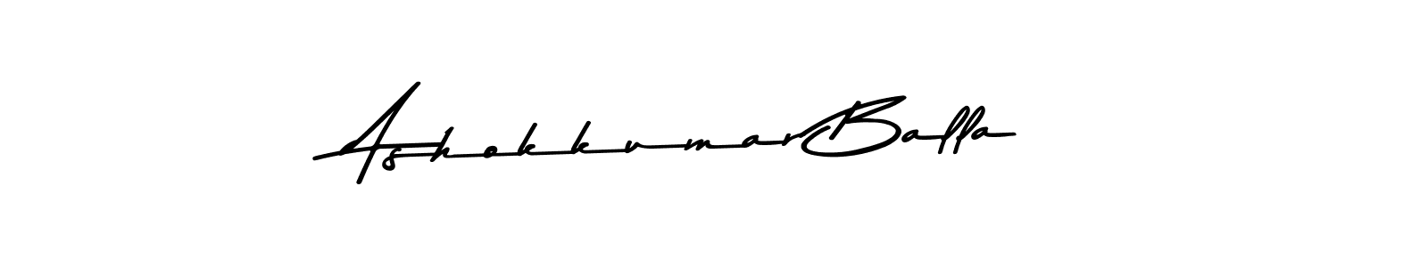 How to make Ashokkumar Balla signature? Asem Kandis PERSONAL USE is a professional autograph style. Create handwritten signature for Ashokkumar Balla name. Ashokkumar Balla signature style 9 images and pictures png