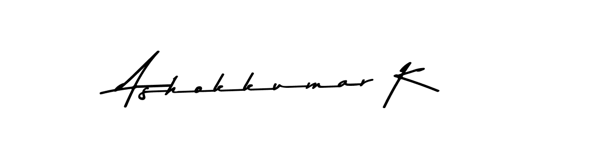 How to make Ashokkumar K signature? Asem Kandis PERSONAL USE is a professional autograph style. Create handwritten signature for Ashokkumar K name. Ashokkumar K signature style 9 images and pictures png