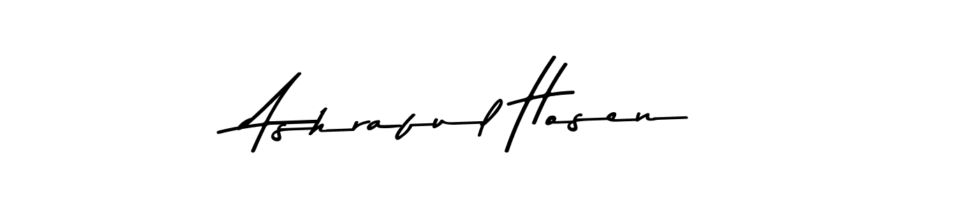 Make a beautiful signature design for name Ashraful Hosen. With this signature (Asem Kandis PERSONAL USE) style, you can create a handwritten signature for free. Ashraful Hosen signature style 9 images and pictures png