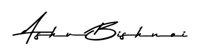 Elevate your brand with a stunning Ashu Bishnoi eSignature. The Asem Kandis PERSONAL USE style provides a balanced, flowing aesthetic for everyday signing. Ashu Bishnoi signature style 9 images and pictures png