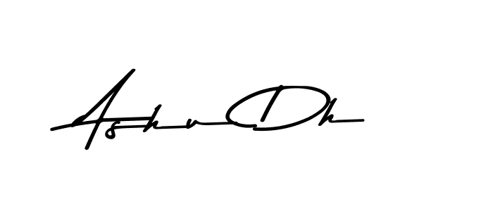 Create a beautiful signature design for name Ashu Dh. With this signature (Asem Kandis PERSONAL USE) fonts, you can make a handwritten signature for free. Ashu Dh signature style 9 images and pictures png