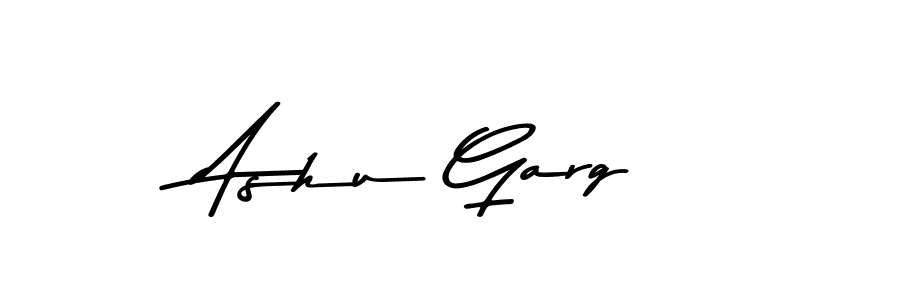 Make a beautiful signature design for name Ashu Garg. Use this online signature maker to create a handwritten signature for free. Ashu Garg signature style 9 images and pictures png