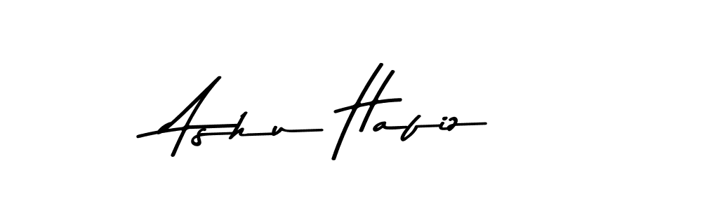 How to make Ashu Hafiz name signature. Use Asem Kandis PERSONAL USE style for creating short signs online. This is the latest handwritten sign. Ashu Hafiz signature style 9 images and pictures png