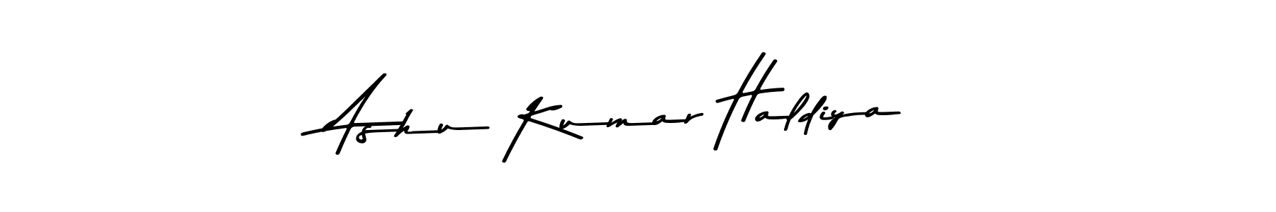 You can use this online signature creator to create a handwritten signature for the name Ashu Kumar Haldiya. This is the best online autograph maker. Ashu Kumar Haldiya signature style 9 images and pictures png