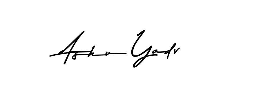 Make a beautiful signature design for name Ashu Yadv. With this signature (Asem Kandis PERSONAL USE) style, you can create a handwritten signature for free. Ashu Yadv signature style 9 images and pictures png
