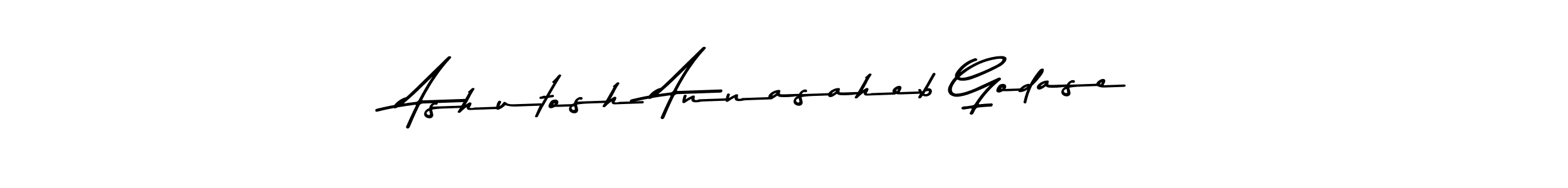 Make a beautiful signature design for name Ashutosh Annasaheb Godase. With this signature (Asem Kandis PERSONAL USE) style, you can create a handwritten signature for free. Ashutosh Annasaheb Godase signature style 9 images and pictures png