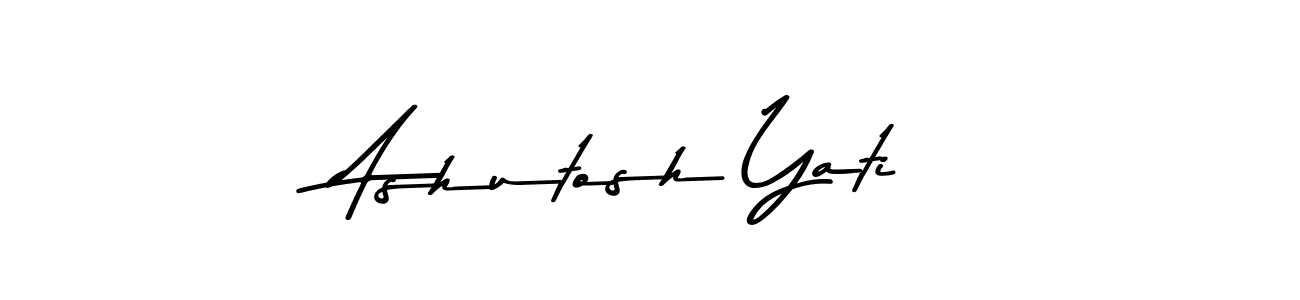 The best way (Asem Kandis PERSONAL USE) to make a short signature is to pick only two or three words in your name. The name Ashutosh Yati include a total of six letters. For converting this name. Ashutosh Yati signature style 9 images and pictures png
