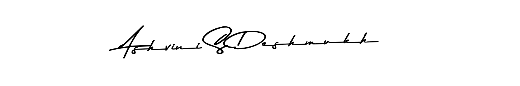 Similarly Asem Kandis PERSONAL USE is the best handwritten signature design. Signature creator online .You can use it as an online autograph creator for name Ashvini S Deshmukh. Ashvini S Deshmukh signature style 9 images and pictures png