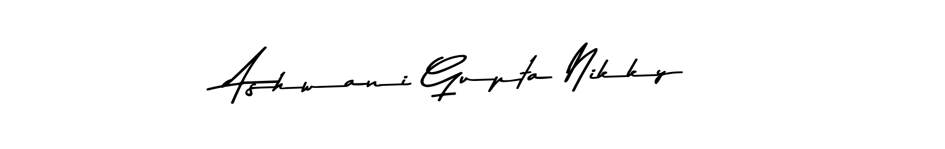 You can use this online signature creator to create a handwritten signature for the name Ashwani Gupta Nikky. This is the best online autograph maker. Ashwani Gupta Nikky signature style 9 images and pictures png