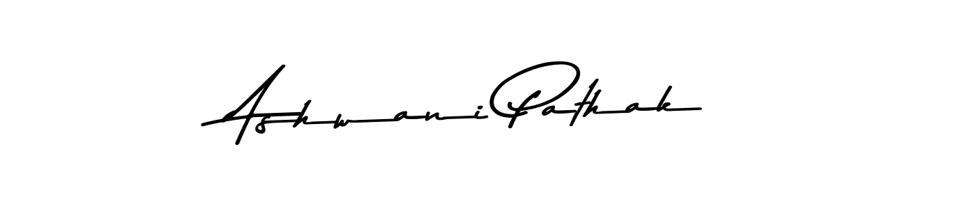 How to make Ashwani Pathak name signature. Use Asem Kandis PERSONAL USE style for creating short signs online. This is the latest handwritten sign. Ashwani Pathak signature style 9 images and pictures png