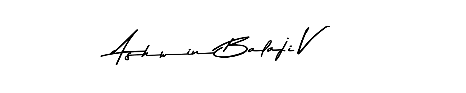 Also You can easily find your signature by using the search form. We will create Ashwin Balaji V name handwritten signature images for you free of cost using Asem Kandis PERSONAL USE sign style. Ashwin Balaji V signature style 9 images and pictures png