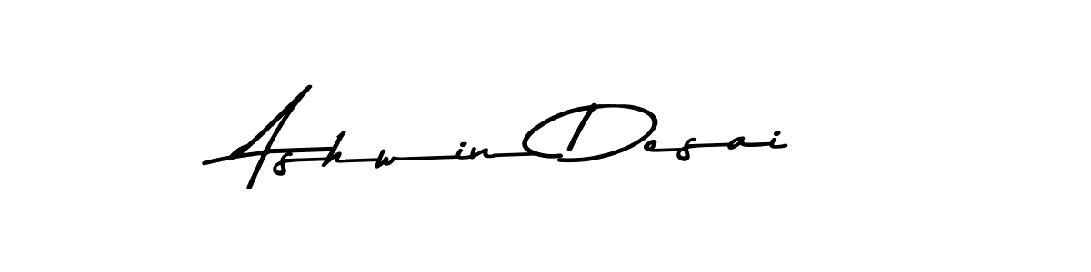 Make a beautiful signature design for name Ashwin Desai. Use this online signature maker to create a handwritten signature for free. Ashwin Desai signature style 9 images and pictures png