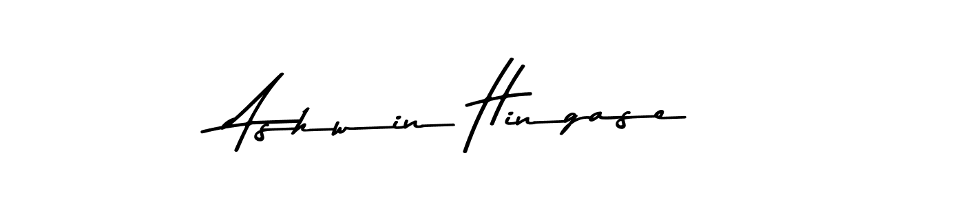 Design your own signature with our free online signature maker. With this signature software, you can create a handwritten (Asem Kandis PERSONAL USE) signature for name Ashwin Hingase. Ashwin Hingase signature style 9 images and pictures png