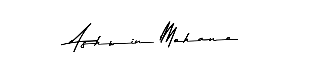 Ashwin Mohane stylish signature style. Best Handwritten Sign (Asem Kandis PERSONAL USE) for my name. Handwritten Signature Collection Ideas for my name Ashwin Mohane. Ashwin Mohane signature style 9 images and pictures png