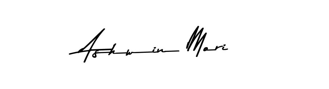 Design your own signature with our free online signature maker. With this signature software, you can create a handwritten (Asem Kandis PERSONAL USE) signature for name Ashwin Mori. Ashwin Mori signature style 9 images and pictures png