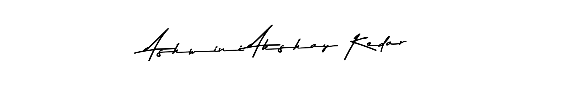 Make a beautiful signature design for name Ashwini Akshay Kedar. With this signature (Asem Kandis PERSONAL USE) style, you can create a handwritten signature for free. Ashwini Akshay Kedar signature style 9 images and pictures png