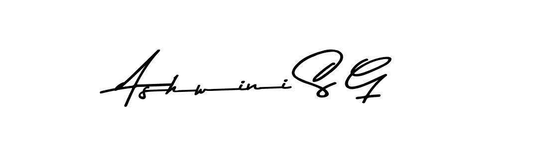 How to Draw Ashwini S G signature style? Asem Kandis PERSONAL USE is a latest design signature styles for name Ashwini S G. Ashwini S G signature style 9 images and pictures png