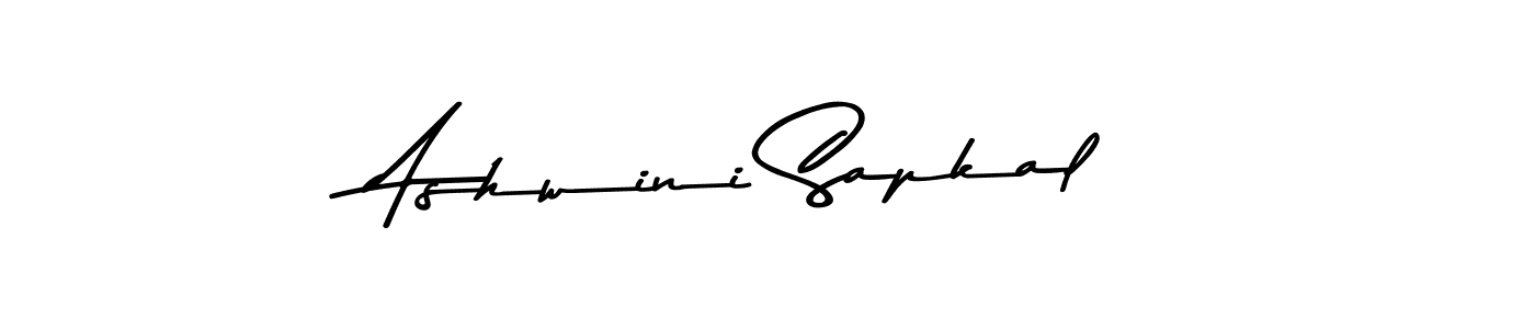 Similarly Asem Kandis PERSONAL USE is the best handwritten signature design. Signature creator online .You can use it as an online autograph creator for name Ashwini Sapkal. Ashwini Sapkal signature style 9 images and pictures png