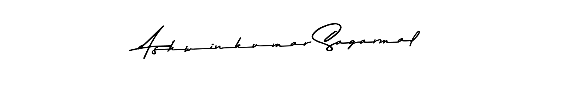 How to make Ashwinkumar Sagarmal name signature. Use Asem Kandis PERSONAL USE style for creating short signs online. This is the latest handwritten sign. Ashwinkumar Sagarmal signature style 9 images and pictures png