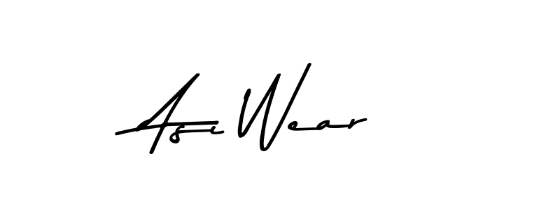Use a signature maker to create a handwritten signature online. With this signature software, you can design (Asem Kandis PERSONAL USE) your own signature for name Asi Wear. Asi Wear signature style 9 images and pictures png