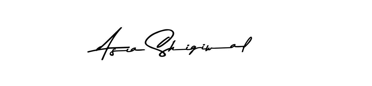 Asia Shigiwal stylish signature style. Best Handwritten Sign (Asem Kandis PERSONAL USE) for my name. Handwritten Signature Collection Ideas for my name Asia Shigiwal. Asia Shigiwal signature style 9 images and pictures png