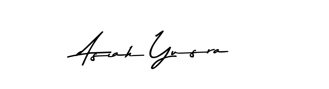 How to make Asiah Yusra signature? Asem Kandis PERSONAL USE is a professional autograph style. Create handwritten signature for Asiah Yusra name. Asiah Yusra signature style 9 images and pictures png