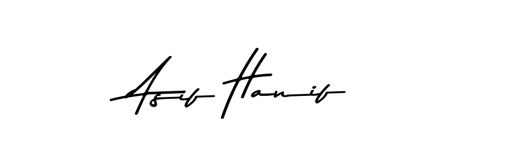 How to make Asif Hanif name signature. Use Asem Kandis PERSONAL USE style for creating short signs online. This is the latest handwritten sign. Asif Hanif signature style 9 images and pictures png