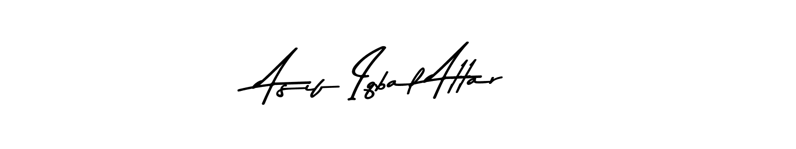 You can use this online signature creator to create a handwritten signature for the name Asif Iqbal Attar. This is the best online autograph maker. Asif Iqbal Attar signature style 9 images and pictures png