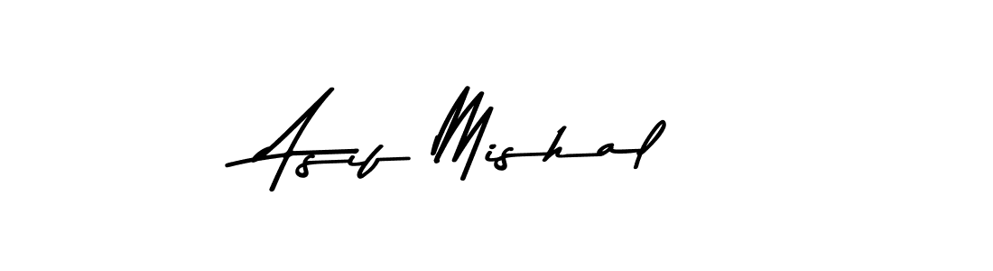 Design your own signature with our free online signature maker. With this signature software, you can create a handwritten (Asem Kandis PERSONAL USE) signature for name Asif Mishal. Asif Mishal signature style 9 images and pictures png