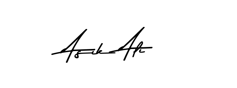 The best way (Asem Kandis PERSONAL USE) to make a short signature is to pick only two or three words in your name. The name Asik Ali include a total of six letters. For converting this name. Asik Ali signature style 9 images and pictures png