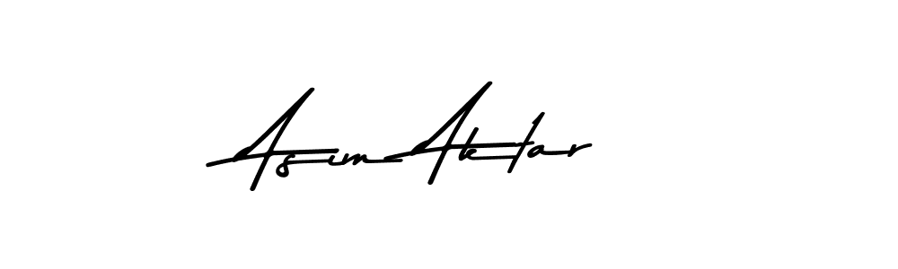 How to make Asim Aktar name signature. Use Asem Kandis PERSONAL USE style for creating short signs online. This is the latest handwritten sign. Asim Aktar signature style 9 images and pictures png