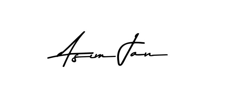 How to make Asim Jan name signature. Use Asem Kandis PERSONAL USE style for creating short signs online. This is the latest handwritten sign. Asim Jan signature style 9 images and pictures png