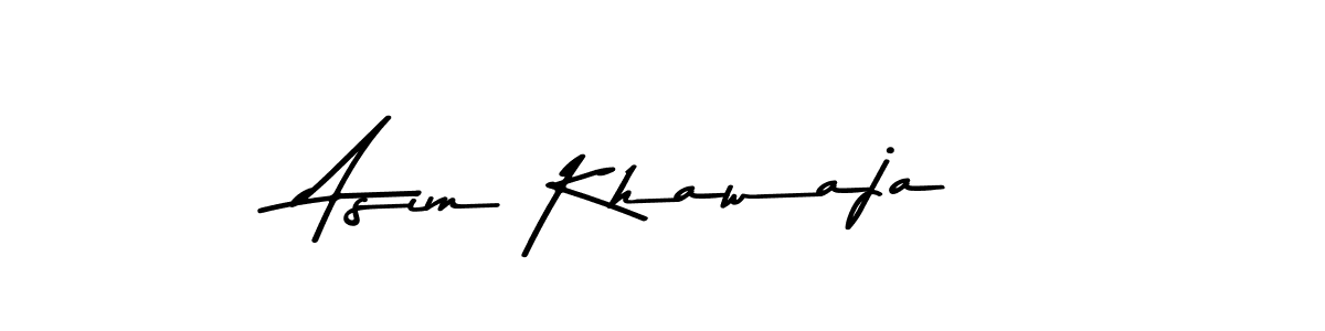 Create a beautiful signature design for name Asim Khawaja. With this signature (Asem Kandis PERSONAL USE) fonts, you can make a handwritten signature for free. Asim Khawaja signature style 9 images and pictures png