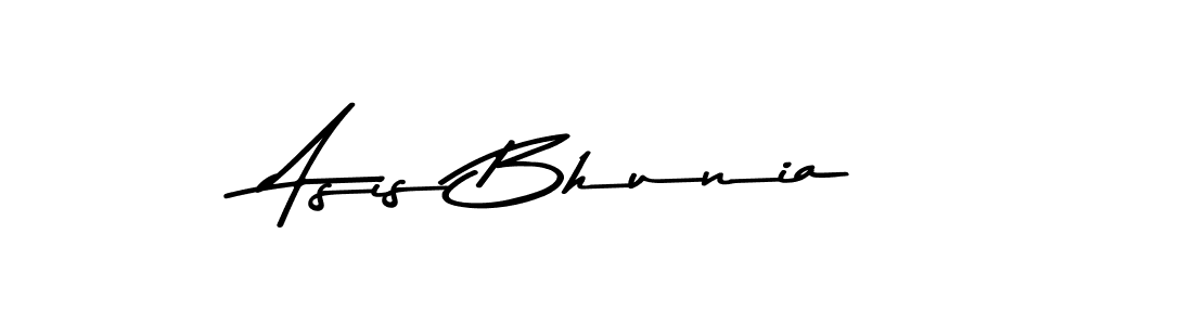 Design your own signature with our free online signature maker. With this signature software, you can create a handwritten (Asem Kandis PERSONAL USE) signature for name Asis Bhunia. Asis Bhunia signature style 9 images and pictures png