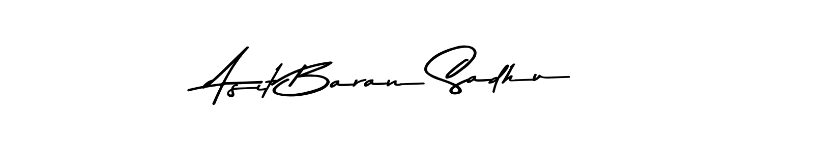 Asit Baran Sadhu stylish signature style. Best Handwritten Sign (Asem Kandis PERSONAL USE) for my name. Handwritten Signature Collection Ideas for my name Asit Baran Sadhu. Asit Baran Sadhu signature style 9 images and pictures png