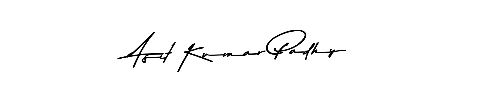 Create a beautiful signature design for name Asit Kumar Padhy. With this signature (Asem Kandis PERSONAL USE) fonts, you can make a handwritten signature for free. Asit Kumar Padhy signature style 9 images and pictures png