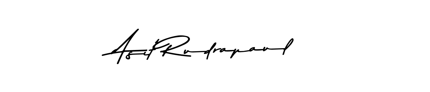 Asit Rudrapaul stylish signature style. Best Handwritten Sign (Asem Kandis PERSONAL USE) for my name. Handwritten Signature Collection Ideas for my name Asit Rudrapaul. Asit Rudrapaul signature style 9 images and pictures png