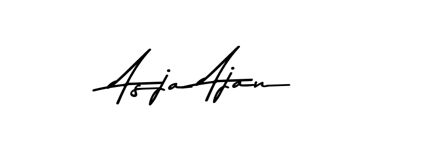 You should practise on your own different ways (Asem Kandis PERSONAL USE) to write your name (Asja Ajan) in signature. don't let someone else do it for you. Asja Ajan signature style 9 images and pictures png