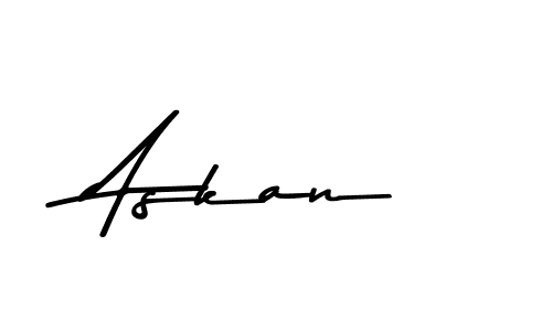Askan stylish signature style. Best Handwritten Sign (Asem Kandis PERSONAL USE) for my name. Handwritten Signature Collection Ideas for my name Askan. Askan signature style 9 images and pictures png
