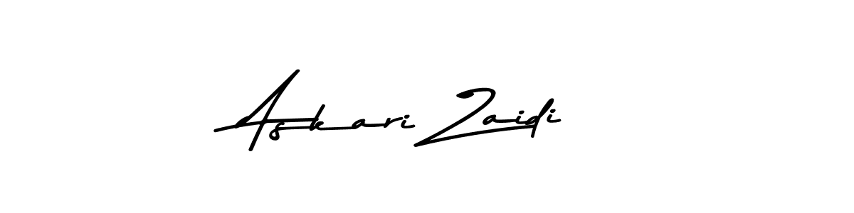 Make a beautiful signature design for name Askari Zaidi. Use this online signature maker to create a handwritten signature for free. Askari Zaidi signature style 9 images and pictures png