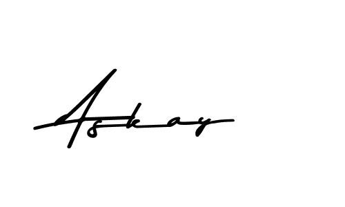 Design your own signature with our free online signature maker. With this signature software, you can create a handwritten (Asem Kandis PERSONAL USE) signature for name Askay. Askay signature style 9 images and pictures png