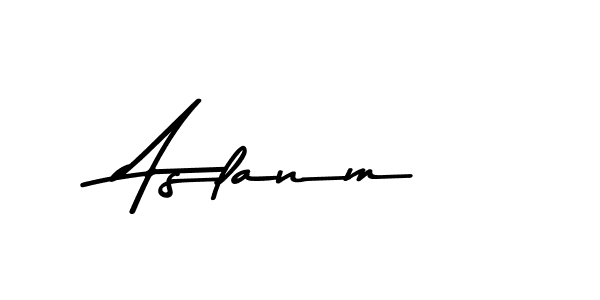 Similarly Asem Kandis PERSONAL USE is the best handwritten signature design. Signature creator online .You can use it as an online autograph creator for name Aslanm. Aslanm signature style 9 images and pictures png