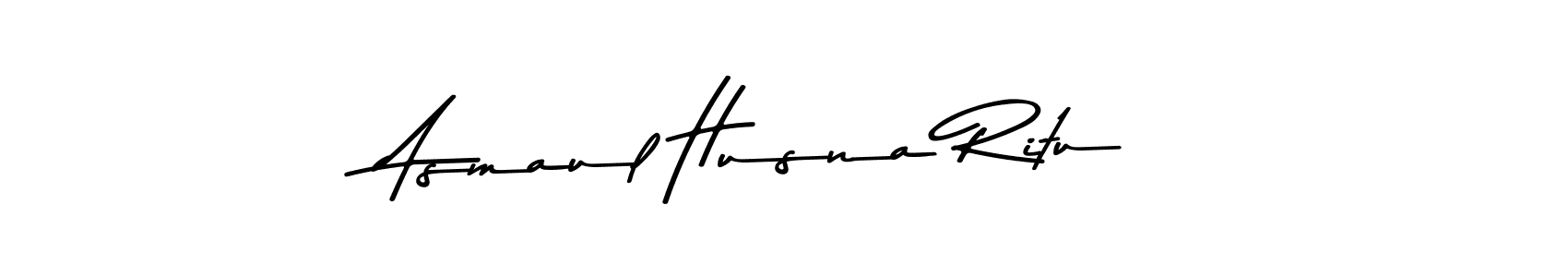 Asmaul Husna Ritu stylish signature style. Best Handwritten Sign (Asem Kandis PERSONAL USE) for my name. Handwritten Signature Collection Ideas for my name Asmaul Husna Ritu. Asmaul Husna Ritu signature style 9 images and pictures png