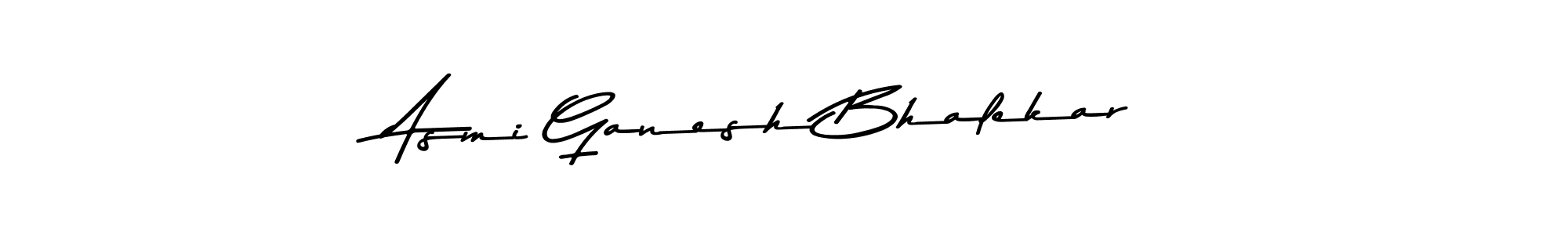 Make a beautiful signature design for name Asmi Ganesh Bhalekar. Use this online signature maker to create a handwritten signature for free. Asmi Ganesh Bhalekar signature style 9 images and pictures png