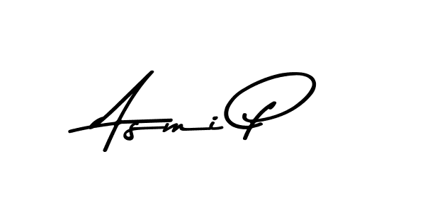 Similarly Asem Kandis PERSONAL USE is the best handwritten signature design. Signature creator online .You can use it as an online autograph creator for name Asmi P. Asmi P signature style 9 images and pictures png