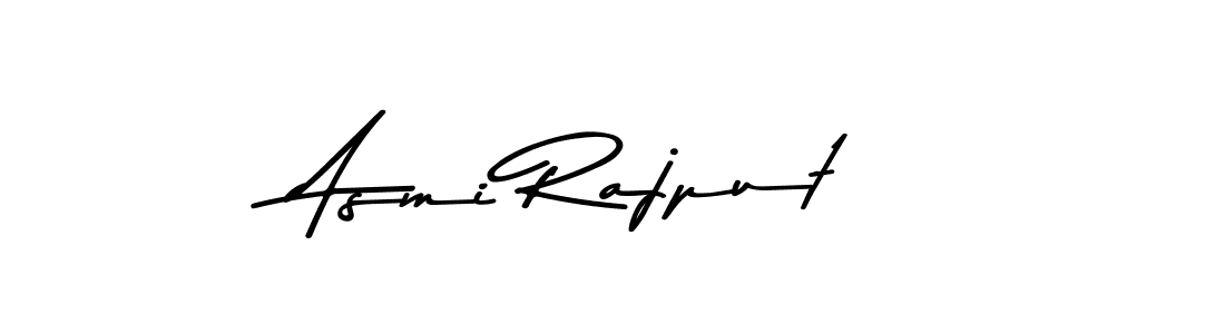 How to make Asmi Rajput name signature. Use Asem Kandis PERSONAL USE style for creating short signs online. This is the latest handwritten sign. Asmi Rajput signature style 9 images and pictures png