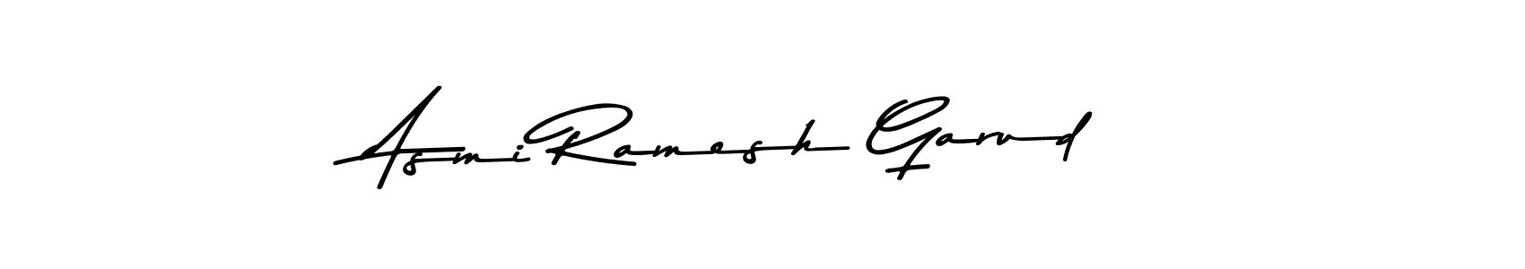 How to make Asmi Ramesh Garud signature? Asem Kandis PERSONAL USE is a professional autograph style. Create handwritten signature for Asmi Ramesh Garud name. Asmi Ramesh Garud signature style 9 images and pictures png