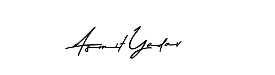 Use a signature maker to create a handwritten signature online. With this signature software, you can design (Asem Kandis PERSONAL USE) your own signature for name Asmit Yadav. Asmit Yadav signature style 9 images and pictures png
